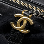 CHANEL LARGE GABRIELLE HOBO BAG AGED CALFSKIN BLACK MULTICOLOUR HARDWARE