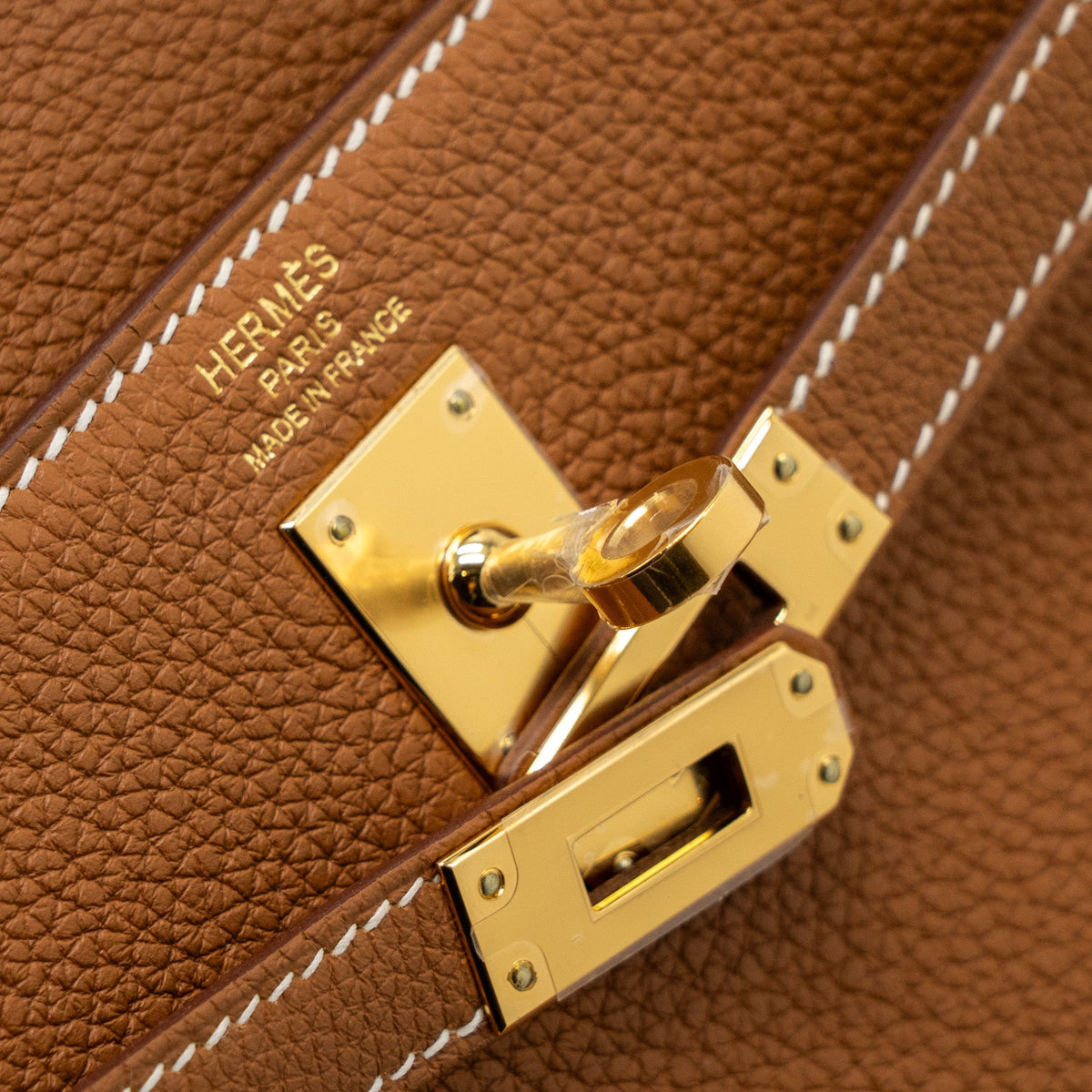 Hermes Kelly 25 Togo Gold GHW