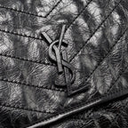 Saint laurent/YSL medium Niki chain bag vintage calfskin so black