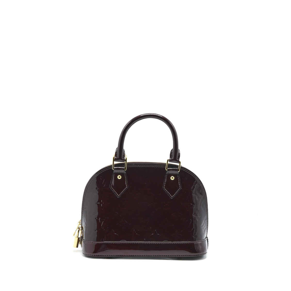 LOUIS VUITTON ALMA BB PATENT AMATANTE GHW