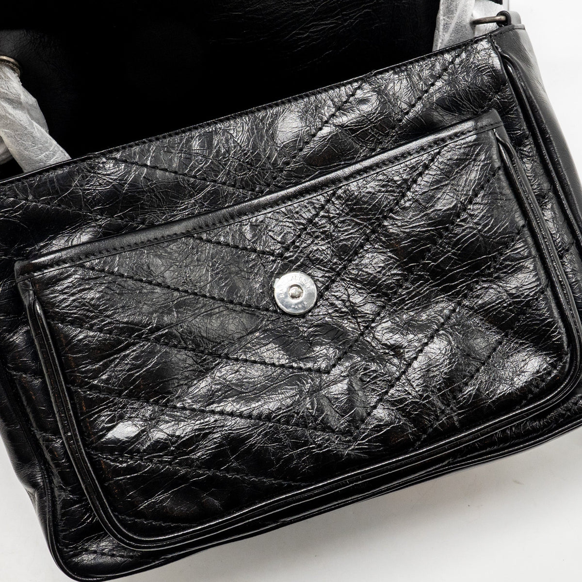 Saint laurent/YSL medium Niki chain bag vintage calfskin so black