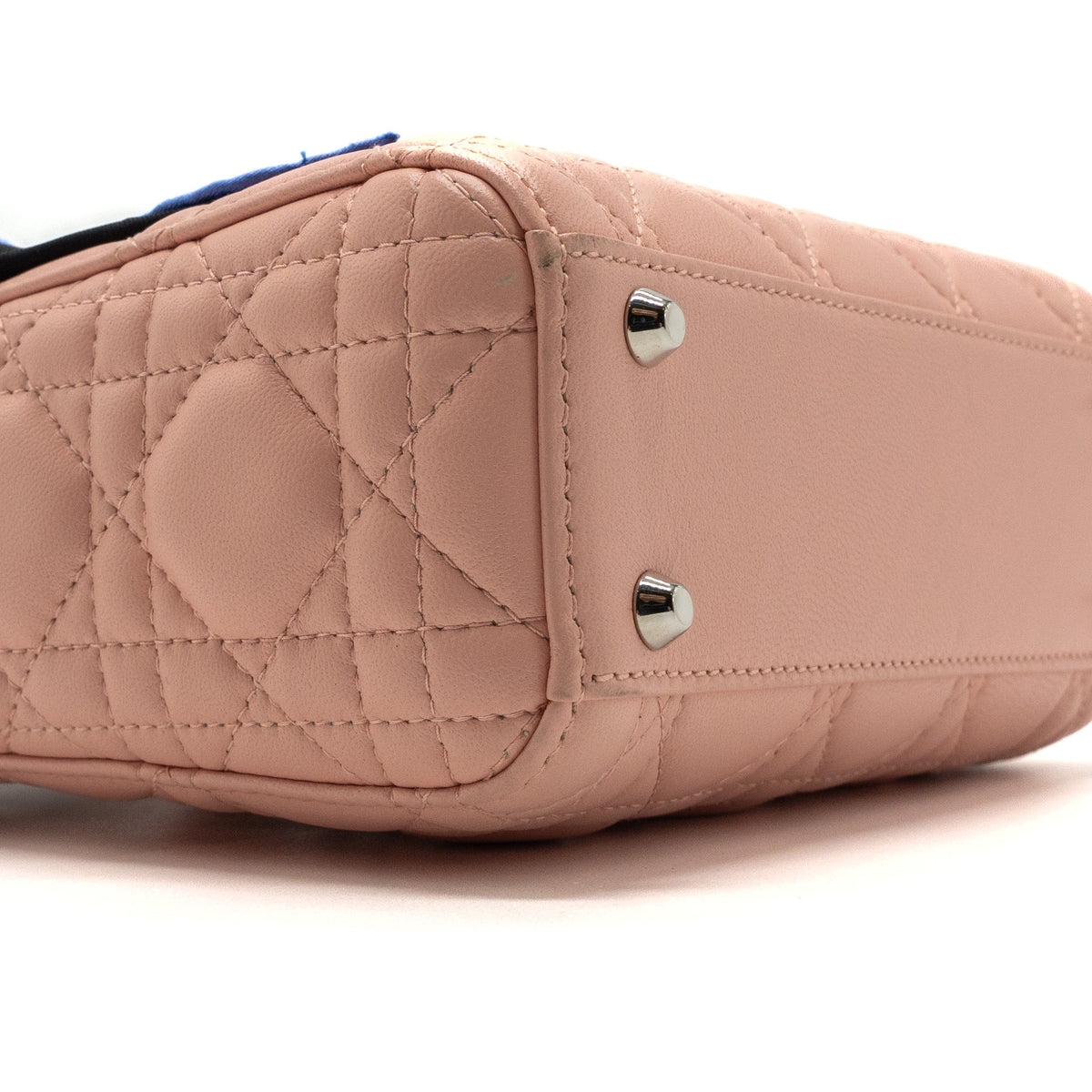 DIOR MINI LADY DIOR LAMBSKIN LIGHT PINK SHW