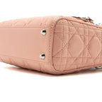 DIOR MINI LADY DIOR LAMBSKIN LIGHT PINK SHW
