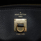 LOUIS VUITTON CITY STEAMER MM BLACK WITH AUTRES CUIRS LEATHER