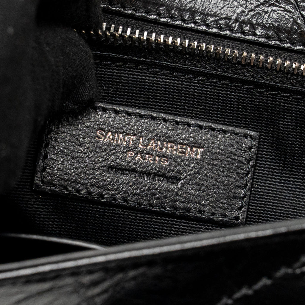 Saint laurent/YSL medium Niki chain bag vintage calfskin so black