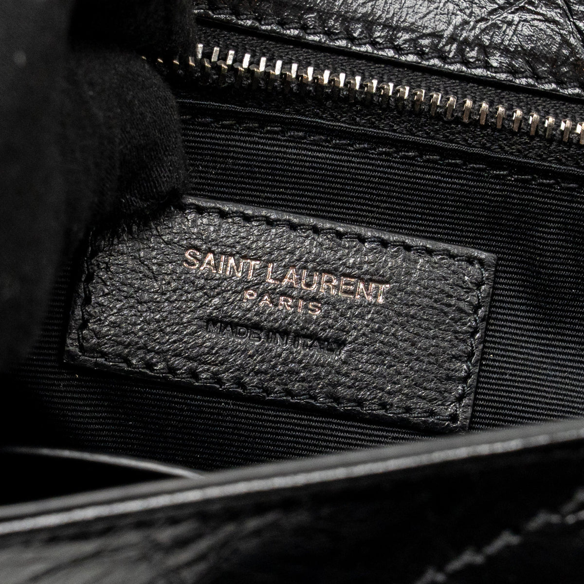 Saint laurent/YSL medium Niki chain bag vintage calfskin so black