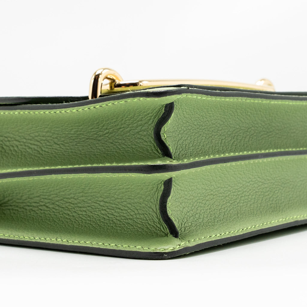 Hermes Mini Roulis Evercolor Vert Criquet LGHW