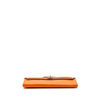 Hermes Kelly Cut Bag Evercolor Orange SHW
