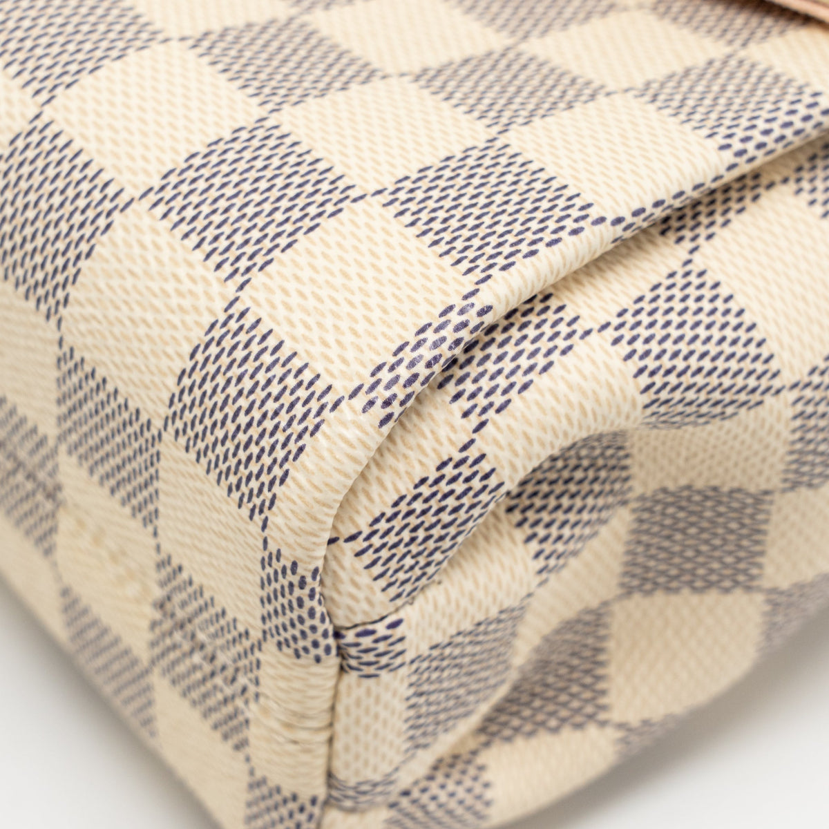 LOUIS VUITTON CROISETTE DAMIER AZUR CANVAS GHW