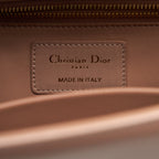 DIOR MONTAIGNE 24 MEDIUM FLAP BAG BEIGE PINK WITH GHW