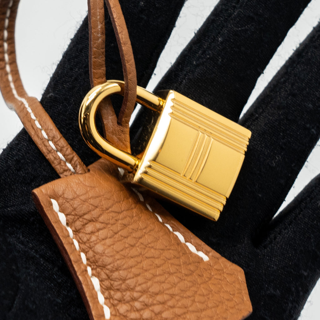 Hermes Kelly 25 Togo Gold GHW