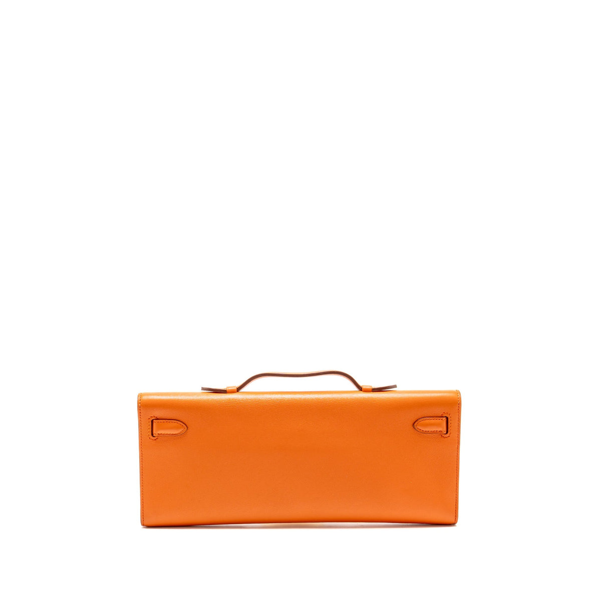 Hermes Kelly Cut Bag Evercolor Orange SHW
