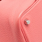 Hermes Picotin 18 Lock Bag Clemence Rose Azalee SHW