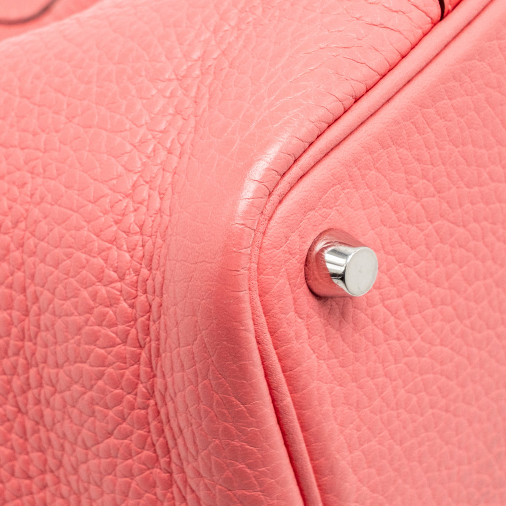 Hermes Picotin 18 Lock Bag Clemence Rose Azalee SHW