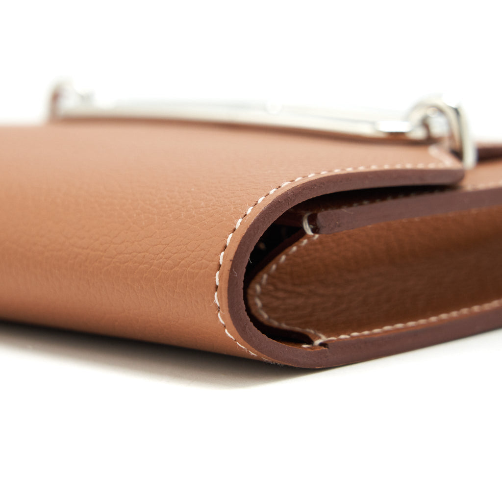 Hermes Roulis Slim Evercolor Gold SHW