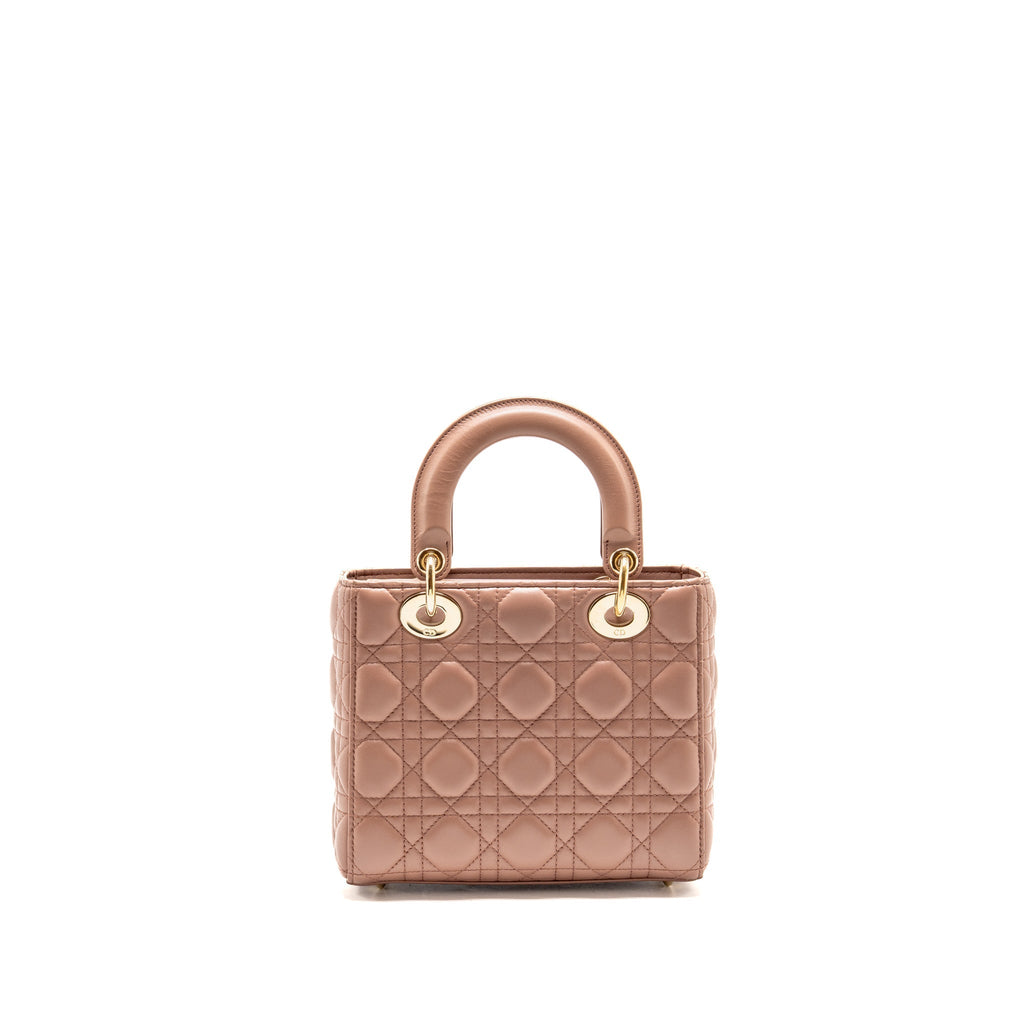 DIOR MY ABCDIOR SMALL LADY DIOR LAMBSKIN Dark Pink LGHW