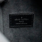 Louis Vuitton side trunk MM calfskin black SHW