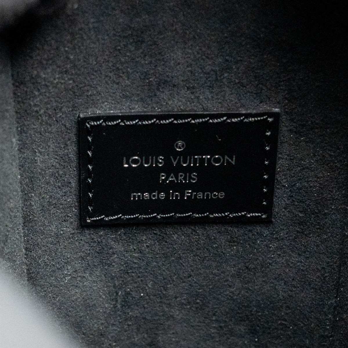 Louis Vuitton side trunk MM calfskin black SHW