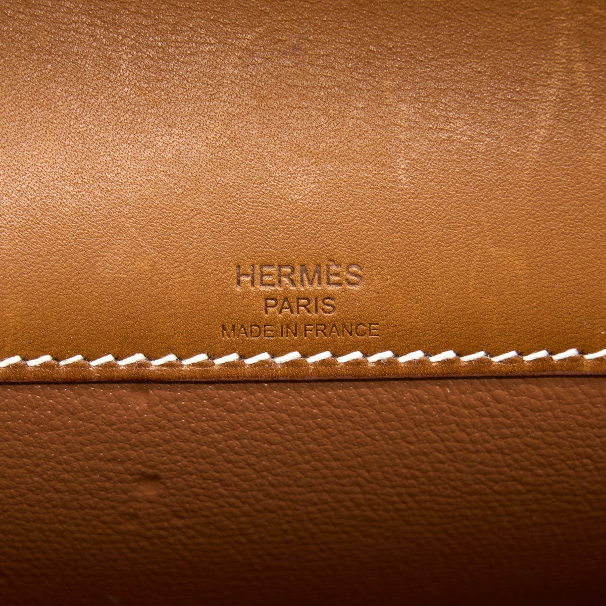 HERMES POCHETTE KELLY DEPECHES 25 CANVAS/BARENIA ECRU BEIGE/FAUVE GHW