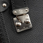 Louis Vuitton side trunk MM calfskin black SHW