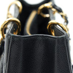 CHANEL GRAND SHOPPING TOTE CAVIAR BLACK GHW