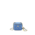 CHANEL 22C PEARL CRUSH MINI VANITY WITH CHAIN DENIM GHW