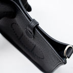 Hermes Mini Evelyn Clemence Black SHW
