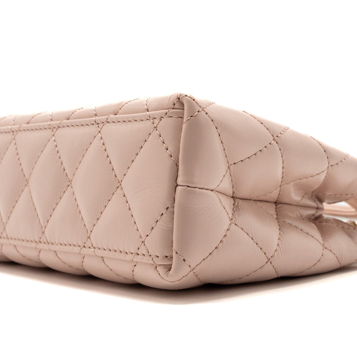CHANEL 23K MINI SHOPPING BAG CALFSKIN LIGHT PINK GHW(MICROCHIP)