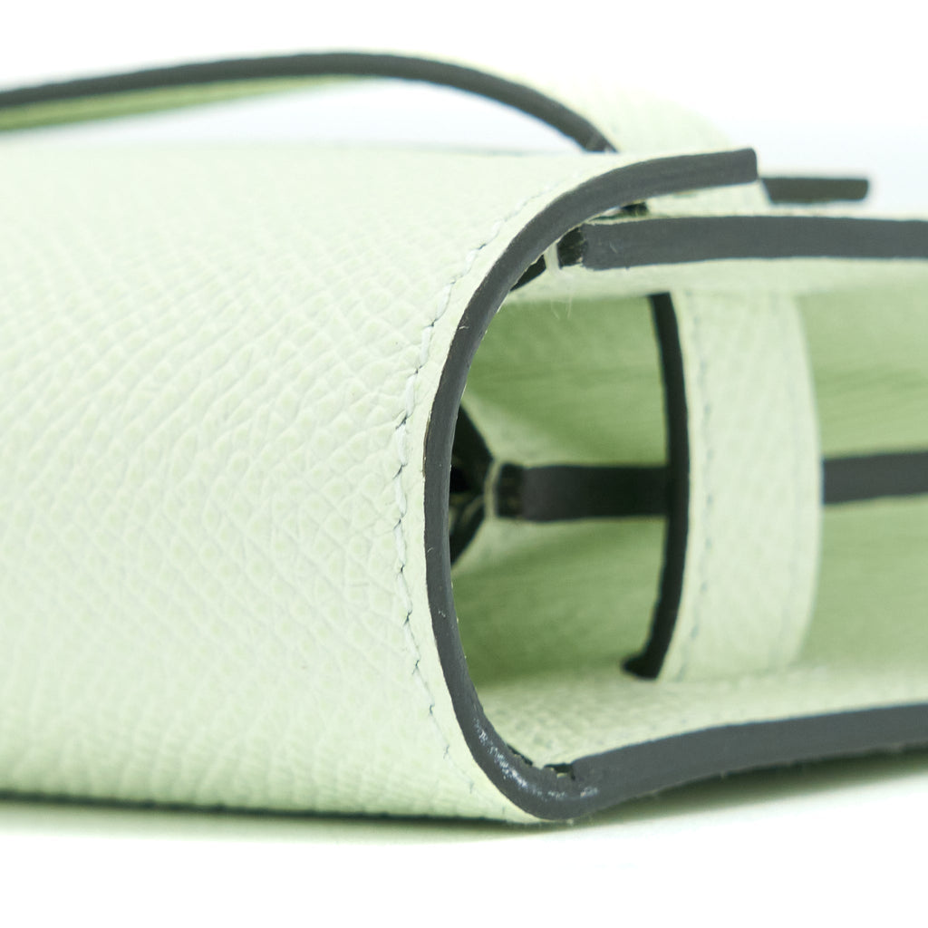 Hermes Kelly To Go Epsom Vert Fizz SHW