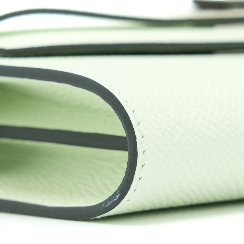 Hermes Kelly To Go Epsom Vert Fizz SHW