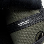 HERMES GARDEN PARTY 30 TOILE MILITAIRE/NEGONDA VERT DE GRIS/BLACK SHW
