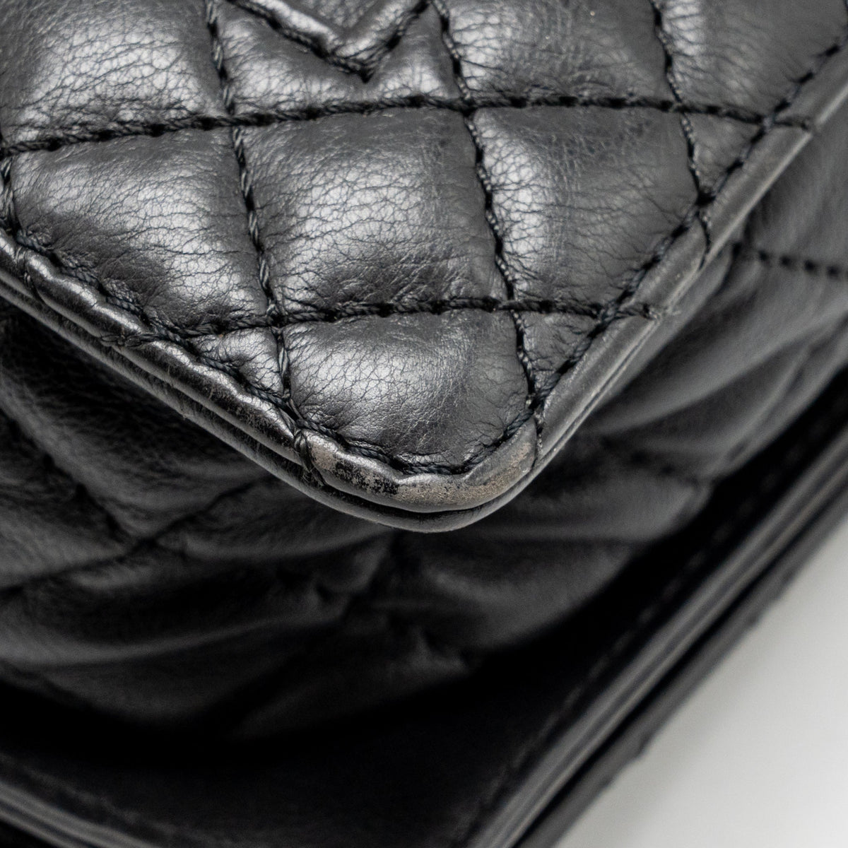 Chanel new medium boy bag soft calfskin black ruthenium silver hardware