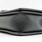 Chanel new medium boy bag goatskin/patent grey ruthenium silver hardware
