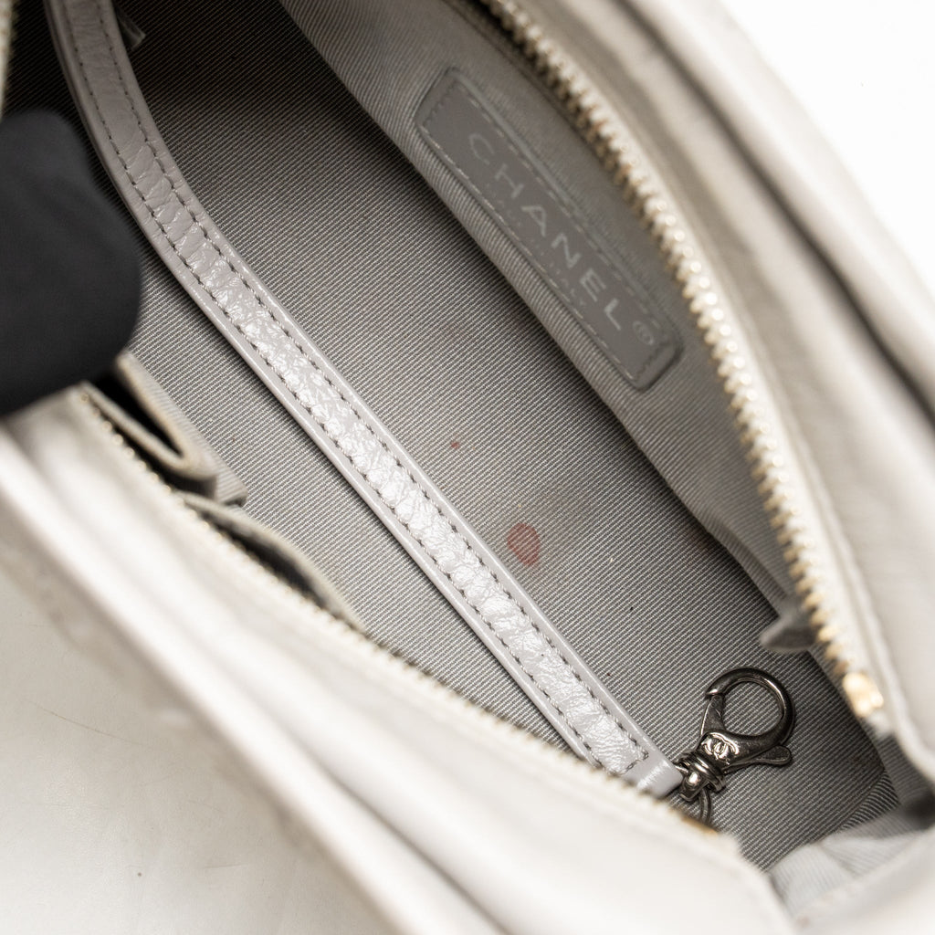 Chanel SMALL GABRIELLE HOBO BAG CALFSKIN GREY MULTICOLOUR HARDWARE