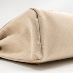 HERMES HERBAG ZIP 31 PEGASE POP CANVAS/HUNTER CAPUCINE/ECRU-BEIGE/NATURE SHW