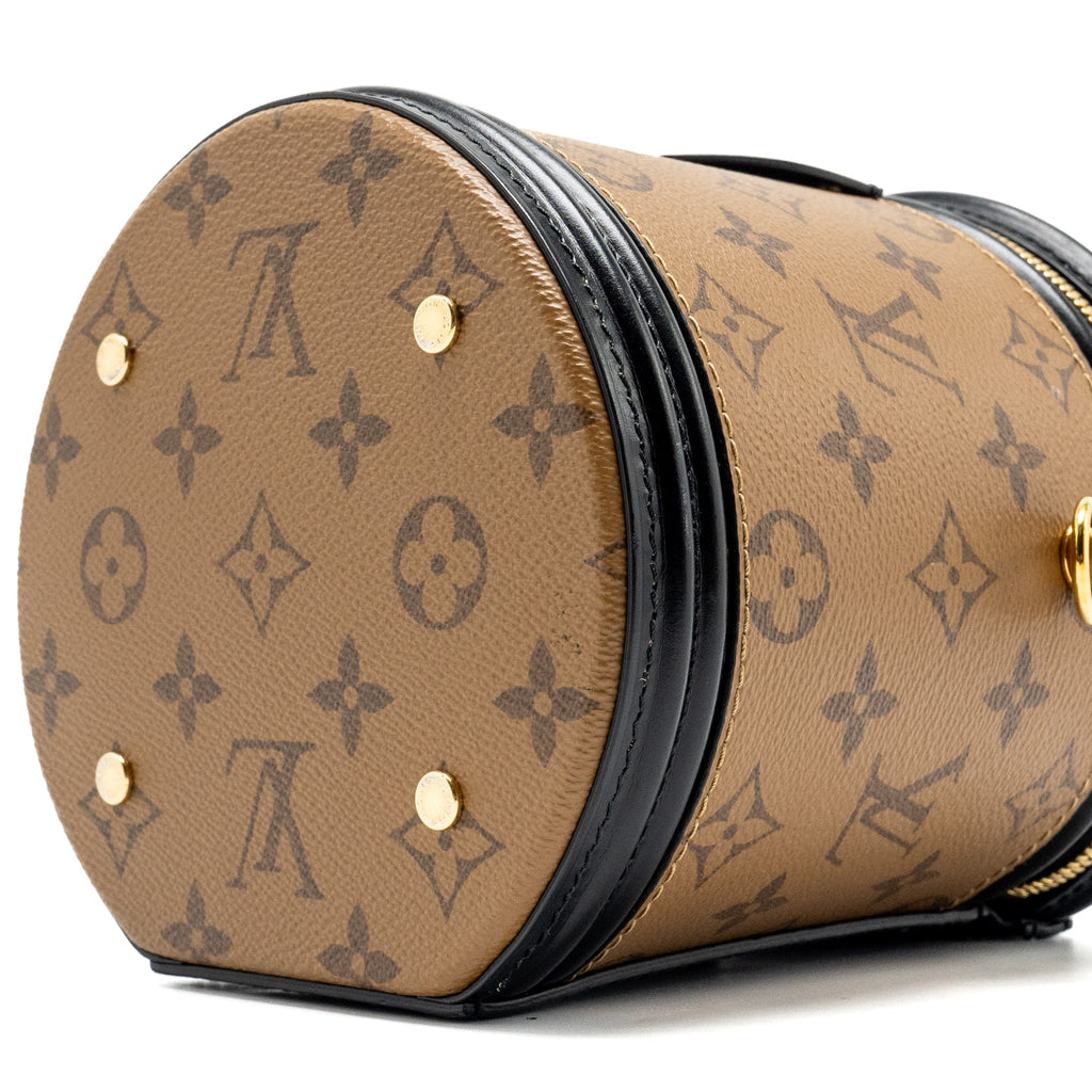 LOUIS VUITTON CANNES MONOGRAM REVERSE CANVAS / MONOGRAM CANVAS GHW