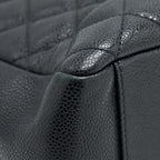 CHANEL GRAND SHOPPING TOTE CAVIAR BLACK GHW SERIAL 17