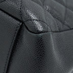 CHANEL GRAND SHOPPING TOTE CAVIAR BLACK GHW SERIAL 17