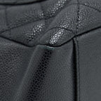 CHANEL GRAND SHOPPING TOTE CAVIAR BLACK GHW SERIAL 17