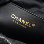 CHANEL MINI 22 BAG CAVIAR BLACK GHW (MICROCHIP)