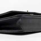 CHANEL TRENDY CC WALLET ON CHAIN LAMBSKIN BLACK LGHW (MICROCHIP)