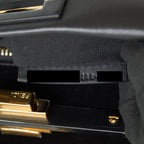 FENDI MEDIUM PEEKABOO BLACK CALFSKIN WITH BLACK/GHW
