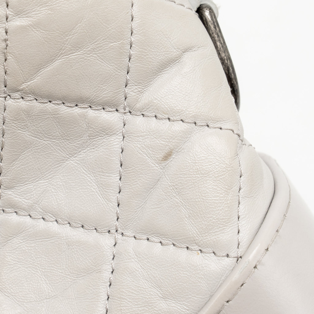 Chanel SMALL GABRIELLE HOBO BAG CALFSKIN GREY MULTICOLOUR HARDWARE
