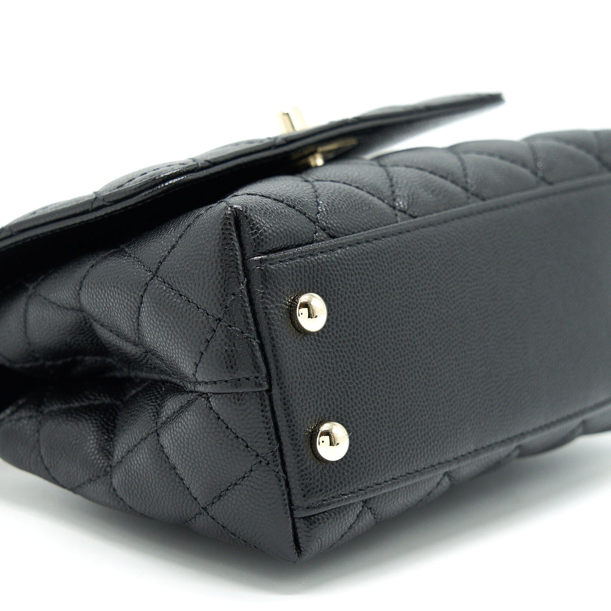CHANEL EXTRA MINI COCO HANDLE BLACK LGHW
