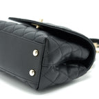 CHANEL EXTRA MINI COCO HANDLE BLACK LGHW
