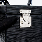 LOUIS VUITTON BLEECKER BOX BAG EPI BLACK SHW