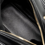Chanel CC Quilted Bowling Bag Lambskin Black LGHW