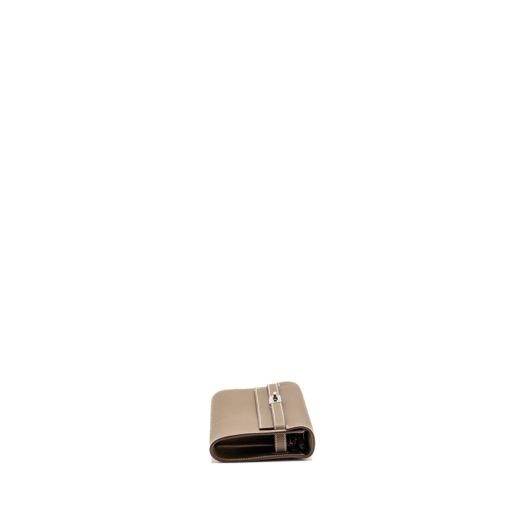 Hermes kelly to go epsom etoupe SHW