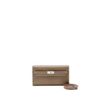 Hermes kelly to go epsom etoupe SHW