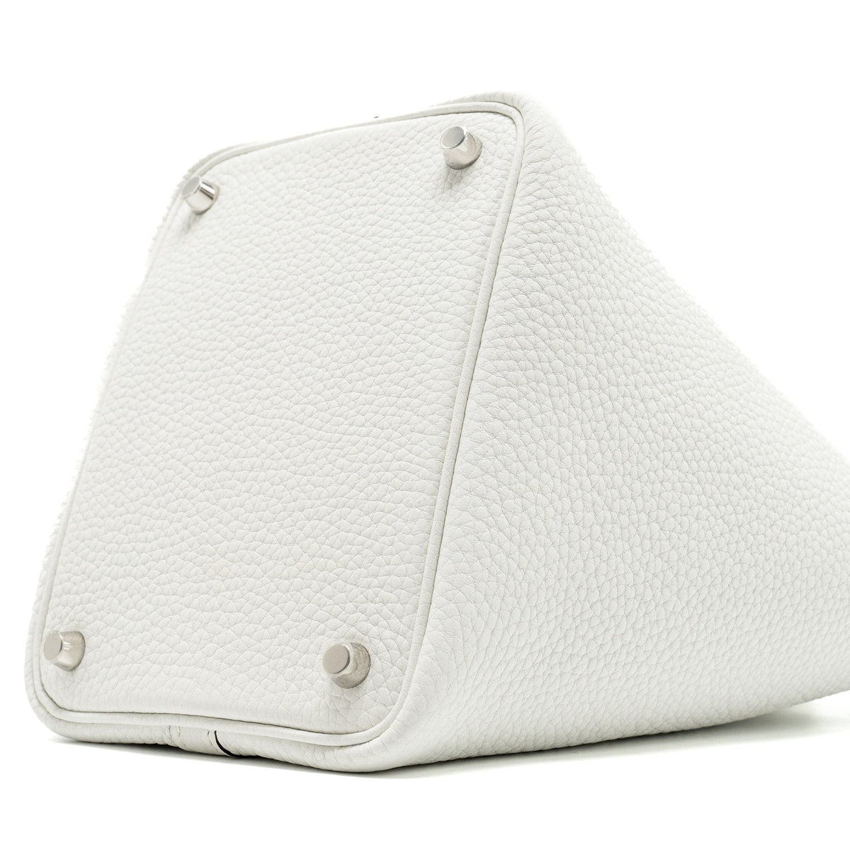 HERMES PICOTIN 18 LOCK BAG CLEMENCE NEW WHITE SHW